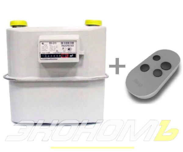 Счетчик газа с пультом Elster BК-G10