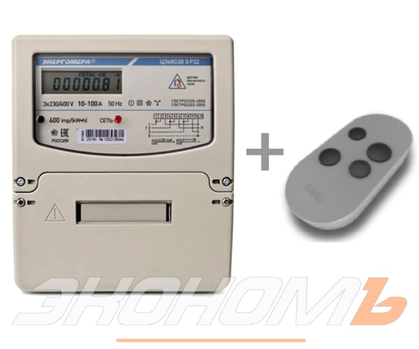 Модернизация электросчетчика заказчика Энергомера ЦЭ6803В-Р32 ЖК