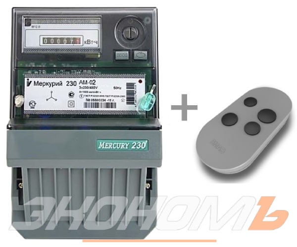 Модернизация электросчетчика заказчика Меркурий 230 АМ-02