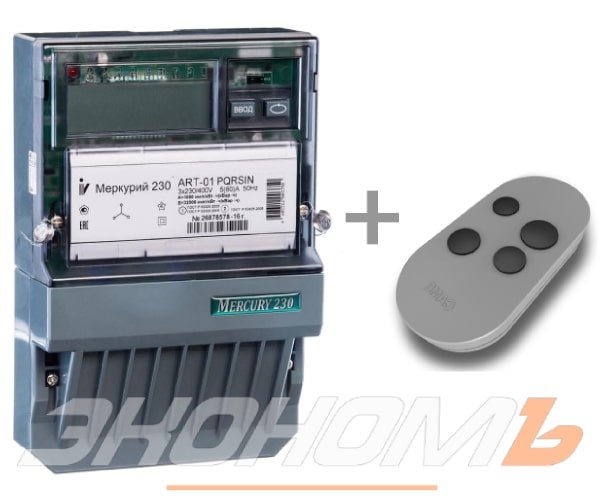Модернизация электросчетчика заказчика Меркурий 230 АRТ-01 PQRSIN