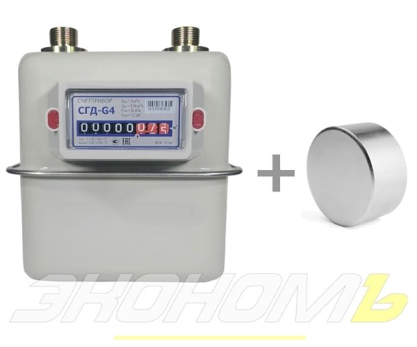 Модернизация под магнит газового счетчика заказчика СГД-G4