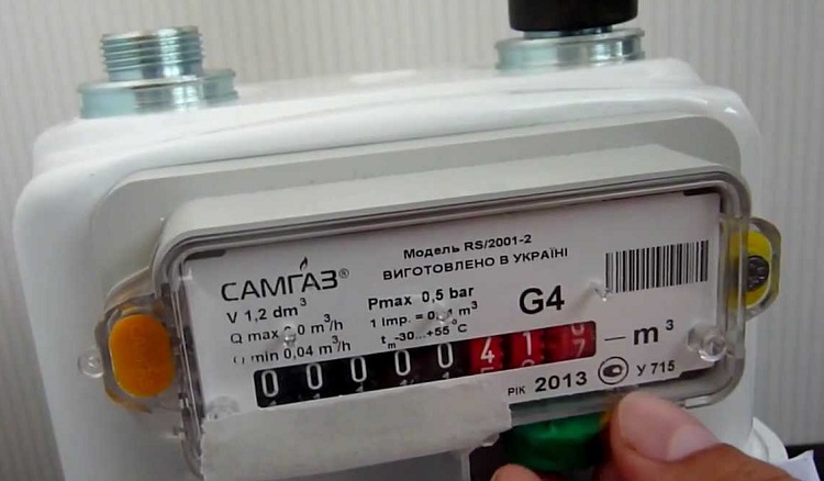 как установить магнит на счетчик газа